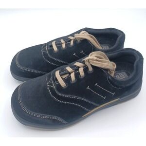 DREW Women's COLUMBIA 10829 Casual Oxford Sneaker Black Suede Size US 9.5WW